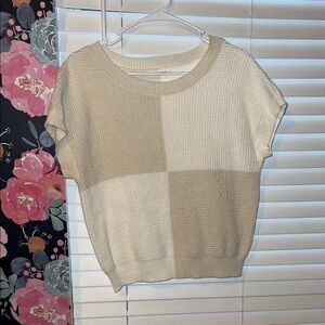 Moon & Madison Cream Knit Sweater